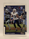 #140 Tajae Sharpe Tennessee Titans 2017 Donruss Football Card