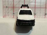 White Highway Patrol Police Truck Unbranded Diecast Car
