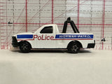 White Highway Patrol Police Truck Unbranded Diecast Car