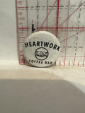 Heartwork Coffee Bar Logo Button Pinback