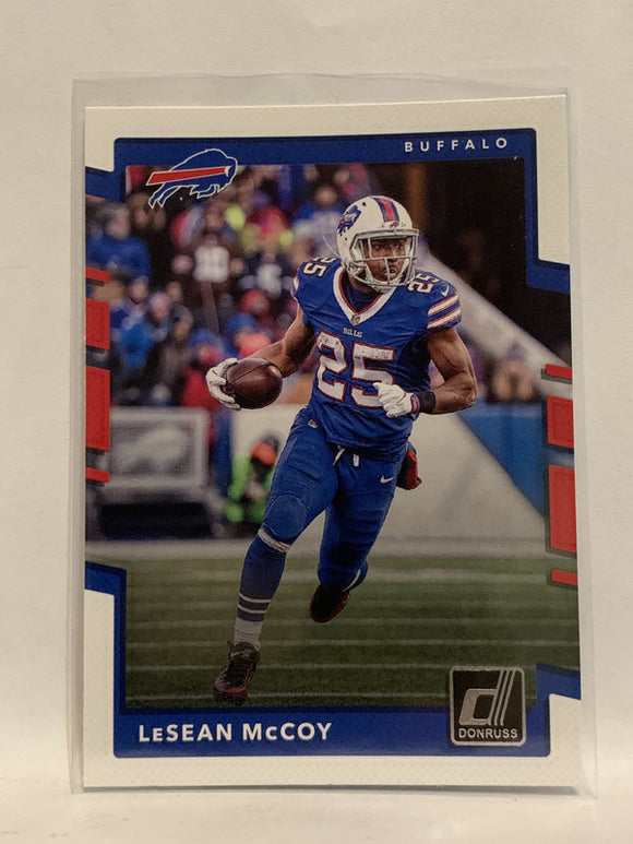 #158 LeSean McCoy Buffalo Bills 2017 Donruss Football Card