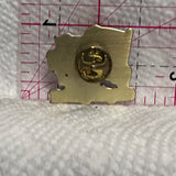 Edgar Alligator USA Simple Green  Lapel Pin