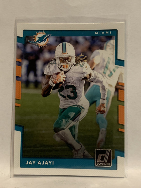 #105 Jay Ajayi Miami Dolphins 2017 Donruss Football Card