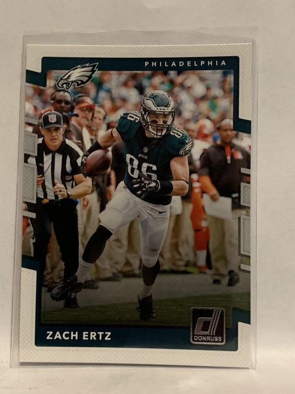 #122 Zach Ertz Philadelphia Eagles 2017 Donruss Football Card