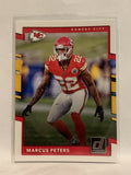 #222 Marcus Peters Kansas City Chiefs 2017 Donruss Football Card