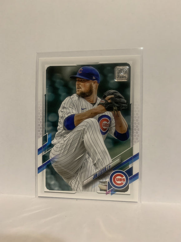 #278 Jon Lester Chicago Cubs 2021 Topps Series One Baseball Card