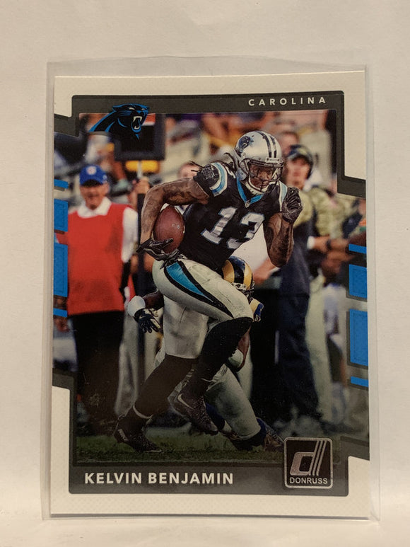 #260 Kelvin Benjamin Carolina Panthers 2017 Donruss Football Card