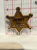 Sheriff Mike Amico Star Button Pinback