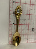 Crystal Maple Leaf Souvenir Spoon
