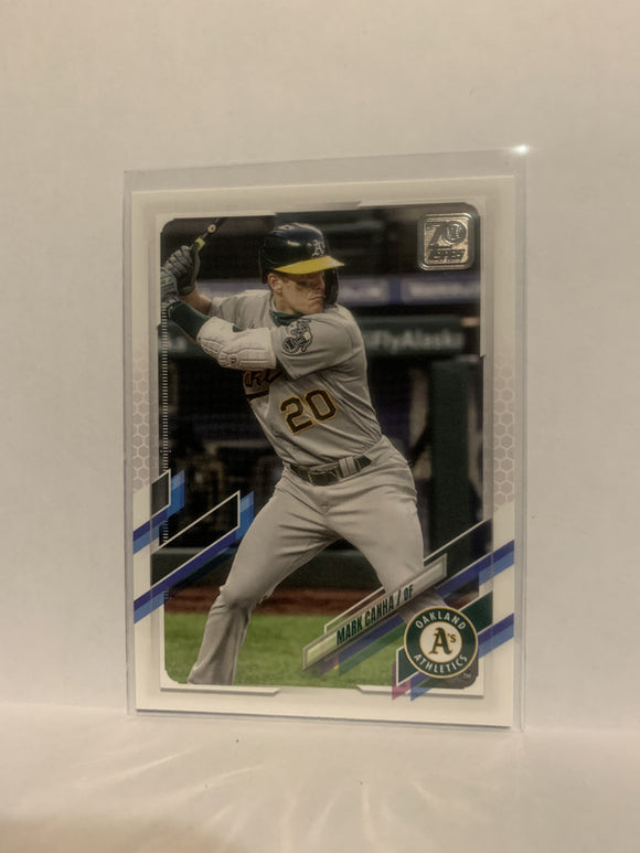 #262 Mark Canha Oakland Athletics 2021 Topps Series One Baseball Card