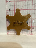Sheriff Mike Amico Star Button Pinback