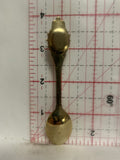 Crystal Maple Leaf Souvenir Spoon