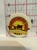 Homecoming Stamp around Alberta Button Pinback