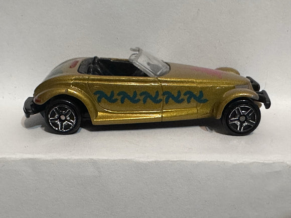 Copper Christmas Plymouth Prowler 1/55 Unbranded Diecast Car