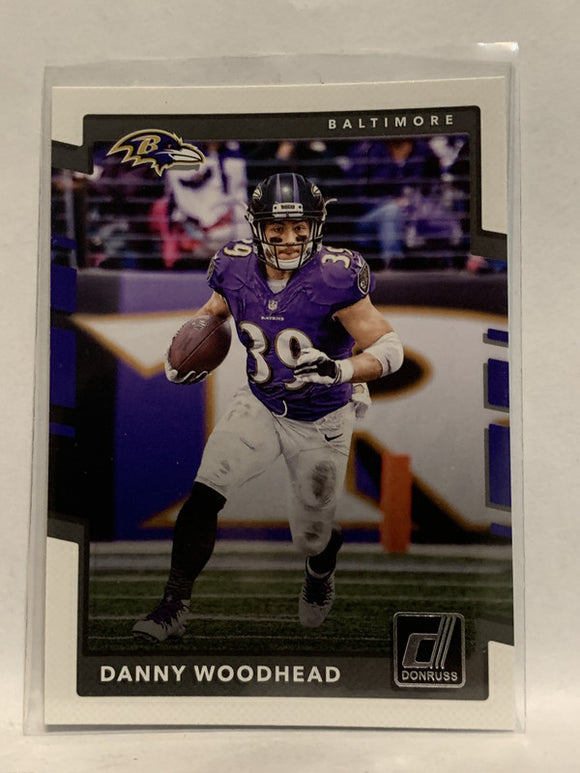 #254 Danny Woodhead Baltimore Ravens 2017 Donruss Football Card