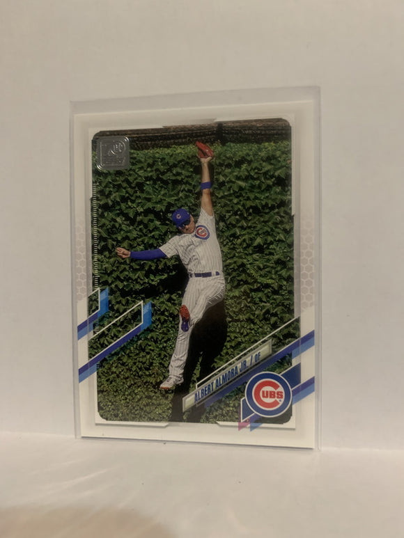 #232 Albert Almora Jr Chicago Cubs 2021 Topps Series One Baseball Card