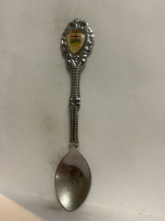 Acme Alberta Crest Emblem Souvenir Spoon