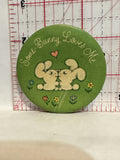 Some Bunny Loves Me Button Pinback
