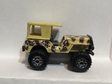 Desert Camo Jeep 4X4 Matchbox Diecast Car