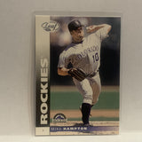 #67 Mike Hampton Colorado Rockies 2002 Donruss Leaf Baseball Card HU