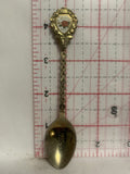 Calgary Alberta Wild Rose Souvenir Spoon