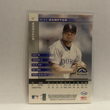 #67 Mike Hampton Colorado Rockies 2002 Donruss Leaf Baseball Card HU
