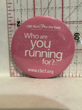 CIBC Run for the Cure Canadian Breast Cancer Foundation Button Pinback