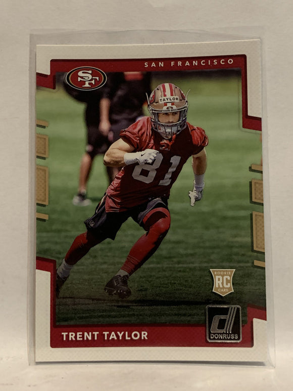 #375 Trent Taylor San Francisco 49ers 2017 Donruss Football Card