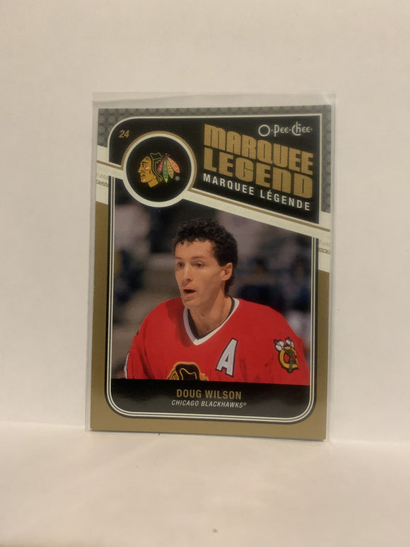 #542 Doug Wilson Marquee Legend Chicago Blackhawks 2011-12 O-Pee-Chee Hockey Card