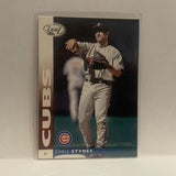 #58 Chris Stynes Chicago Cubs 2002 Donruss Leaf Baseball Card HU