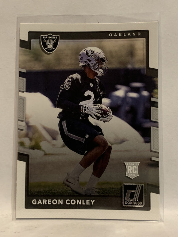 #380 Gareon Conley Rookie Oakland Raiders 2017 Donruss Football Card