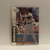 #57 David Segui Baltimore Orioles 2002 Donruss Leaf Baseball Card HU