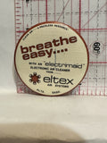 Breathe easy Electricmaid Eltex Air Systems Button Pinback