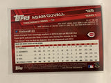 #128 Adam Duvall Cincinnati Reds 2017 Topps Series One Baseball Card