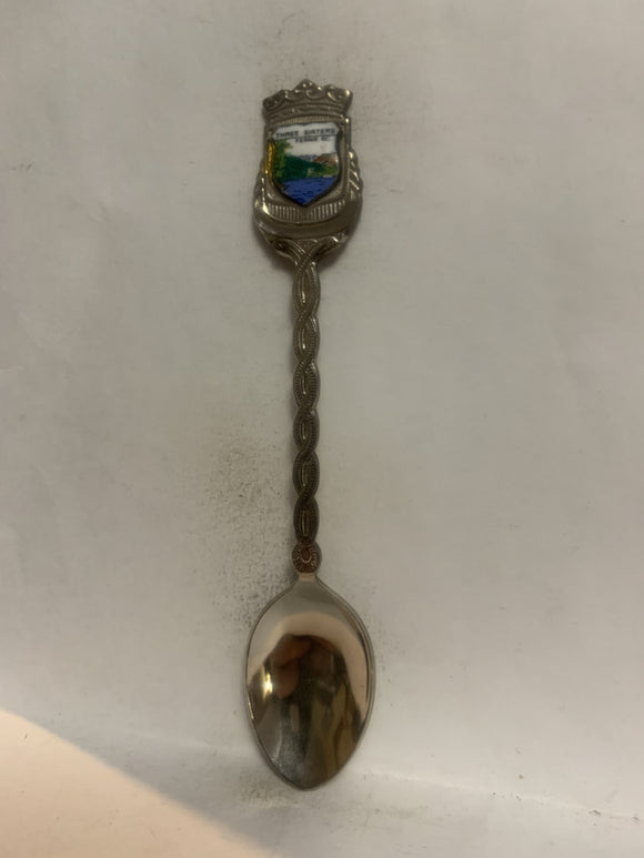 Three Sisters Fernie BC Mountains Souvenir Spoon