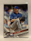 #131 J.A. Happ League Leaders Toronto Blue Jays 2017 Topps Series One Baseball Card