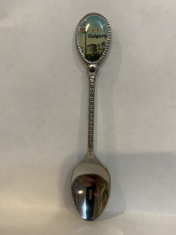 Calgary City Alberta Souvenir Spoon