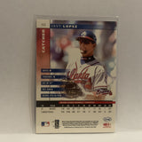 #103 Javy Lopez Atlanta Braves 2002 Donruss Leaf Baseball Card HU