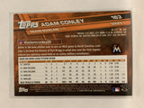 #163 Adam Conley Miami Marlins 2017 Topps Series One Baseball Card