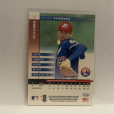 #32 Javier Vazquez Montreal Expos 2002 Donruss Leaf Baseball Card HU