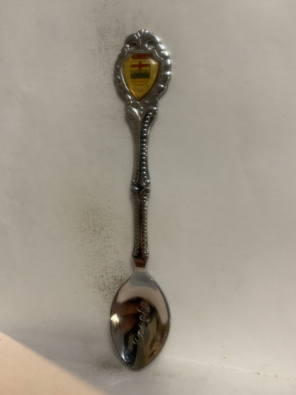 Ponoka Alberta Crest Emblem Souvenir Spoon