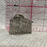 Manitoba Bison Logo  Lapel Pin