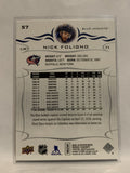 #57 Nick Foligno Columbus Blue Jackets 2018-19 Upper Deck Series One Hockey Card