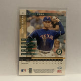 #48 Carlos Pena Oakland Athletics 2002 Donruss Leaf Baseball Card HU