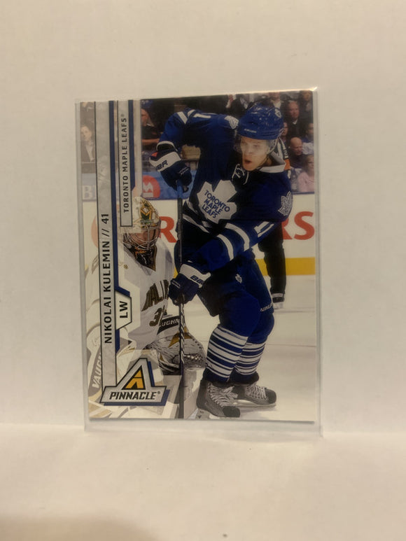 #18 Nikolai Kulemin Toronto Maple Leafs 2011-12 Pinnacle Hockey Card