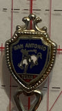 Sam Antonio Texas State Fort  Souvenir Spoon