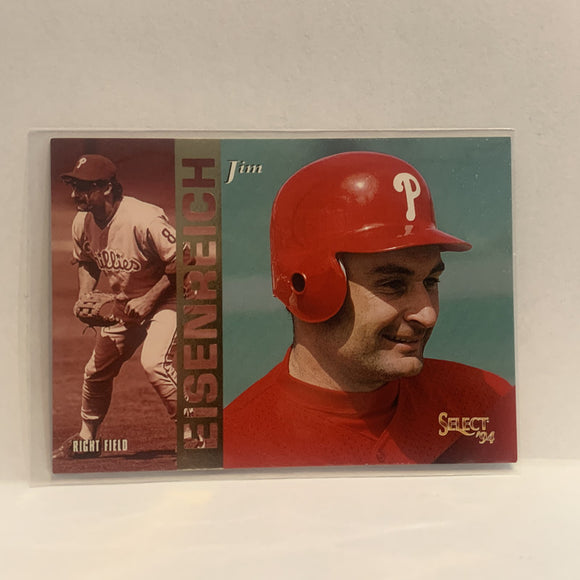 #213 Jim Eisenreich Philadelphia Phillies 1994 Score Select Baseball Card HV