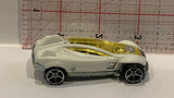White Accelium G81821 Hot Wheels Toy Diecast Car