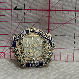 Village of Oil Springs Crest Emblem  Lapel Pin