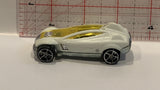 White Accelium G81821 Hot Wheels Toy Diecast Car